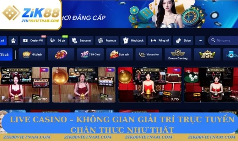 Live Casino cực Hot