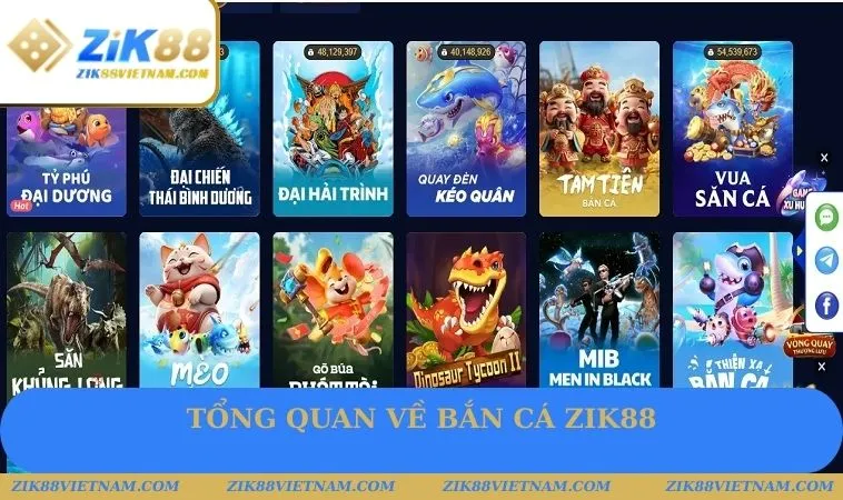 Giới thiệu game bắn cá ZIK88 Giới thiệu game bắn cá ZIK88