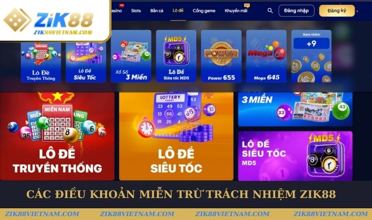Miễn trừ trách nhiệm ZIK88 - Người chơi chủ động bảo vệ thông tin