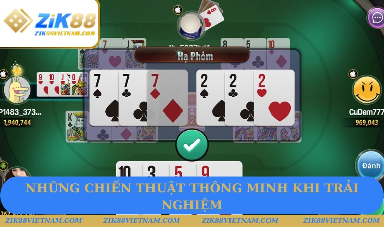 Những chiến thuật thông minh khi trải nghiệm Những chiến thuật thông minh khi trải nghiệm