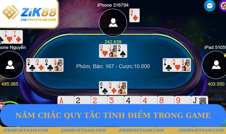 Nắm chắc quy tắc tính điểm trong game Nắm chắc quy tắc tính điểm trong game