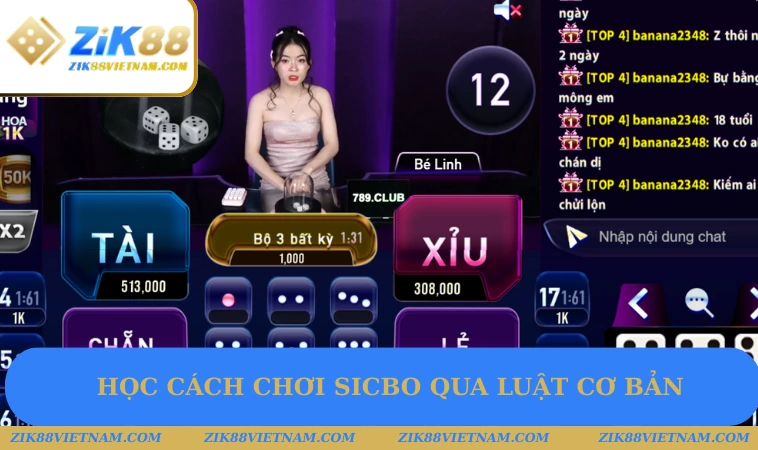 Học cách chơi Sicbo qua luật cơ bản