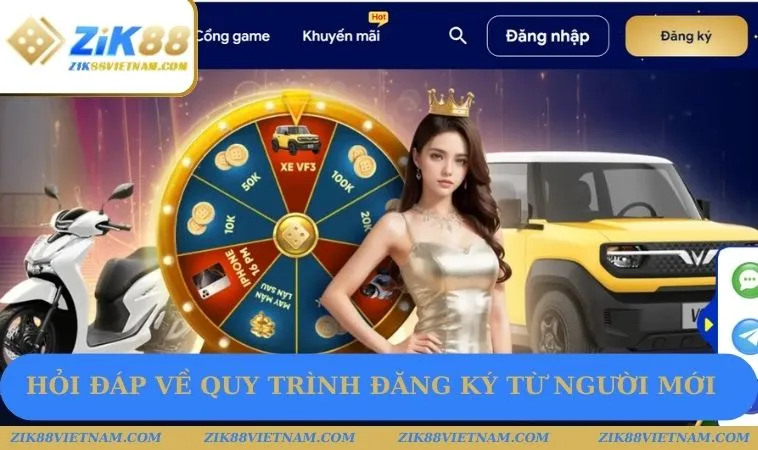 Hỏi đáp về quy trình đăng ký từ người mới