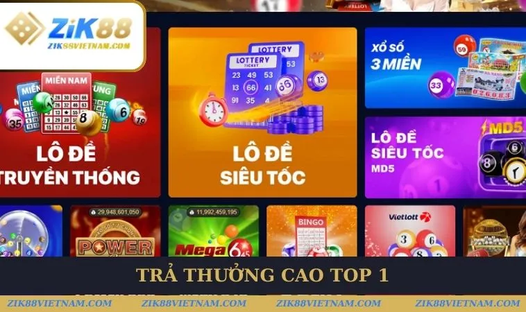 Sảnh cược trả thưởng cực cao
